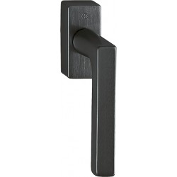Hoppe Fenstergriff Dallas schwarz satiniert Resista® Secustik® 32-42 mm