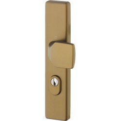 Hoppe Sicherheitsknopfschild 61G/2222ZA für Kombi-Schutz Alu bronzefarben mittel matt 8/72 mm