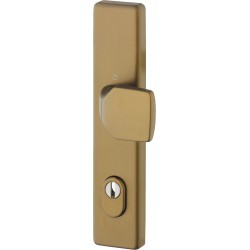 Hoppe Sicherheitsknopfschild 61G/2222ZA für Kombi-Schutz Alu bronzefarben mittel matt 10/92 mm