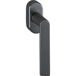 Hoppe Fenstergriff Los Angeles schwarz satiniert Resista® Secustik® 32-42 mm