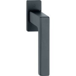 Hoppe Fenstergriff Austin schwarz matt Rasterung rechteckig Secustik® 32-42 mm