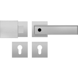 Karcher Wechselgarnitur Torino Q EK550 LSQ Plan-Design-Rosette Nickel matt WE DIN rechts