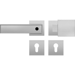 Karcher Wechselgarnitur Torino Q EK550 LSQ Plan-Design-Rosette Nickel matt WE DIN links