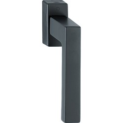 Hoppe Fenstergriff Toulon schwarz matt Rasterung rechteckig Secustik® 32-42 mm
