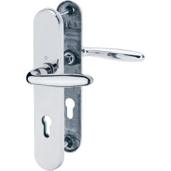 Hoppe Schutzbeschlag Pisa Langschild Chrom poliert Resista® TG 8/72 mm