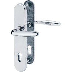 Hoppe Schutzbeschlag Pisa Langschild Chrom poliert Resista® TG 10/92 mm